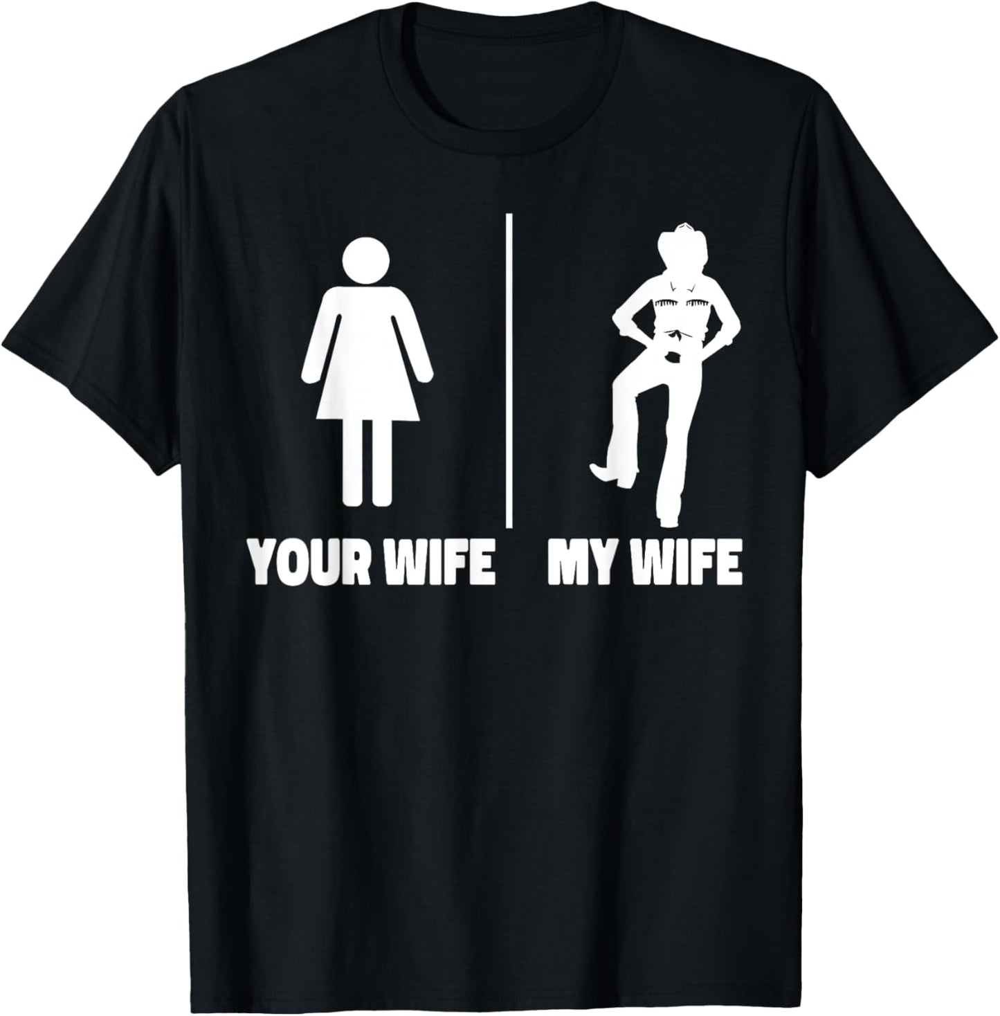 Line Dancing Dance Teacher Your Wife My Wife T-Shirt - T-Shirt | Black