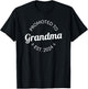 Promoted To Grandma 2024 Future Soon To Be New Grandma 2024 T-Shirt - T-Shirt | Black