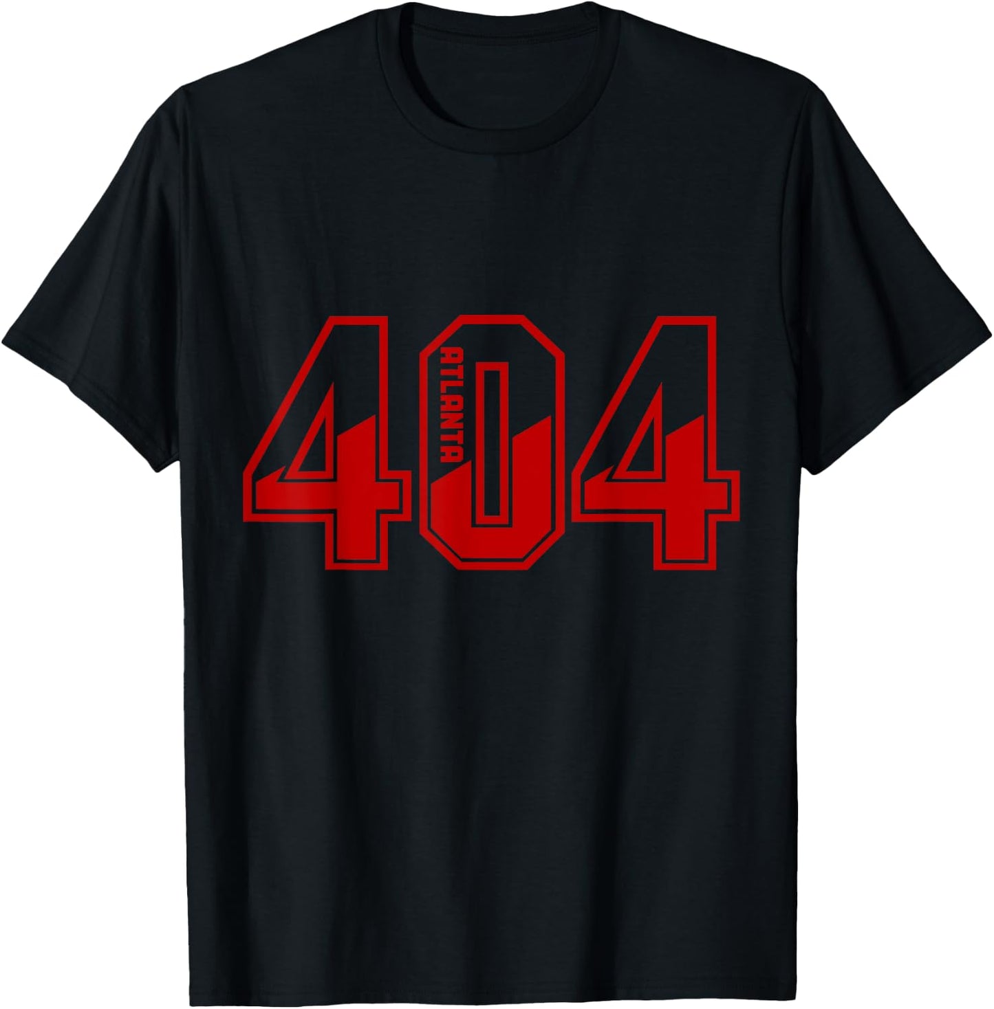 Atlanta Georgia ATL 404 Area Code Pride Vintage T-Shirt - T-Shirt | Black