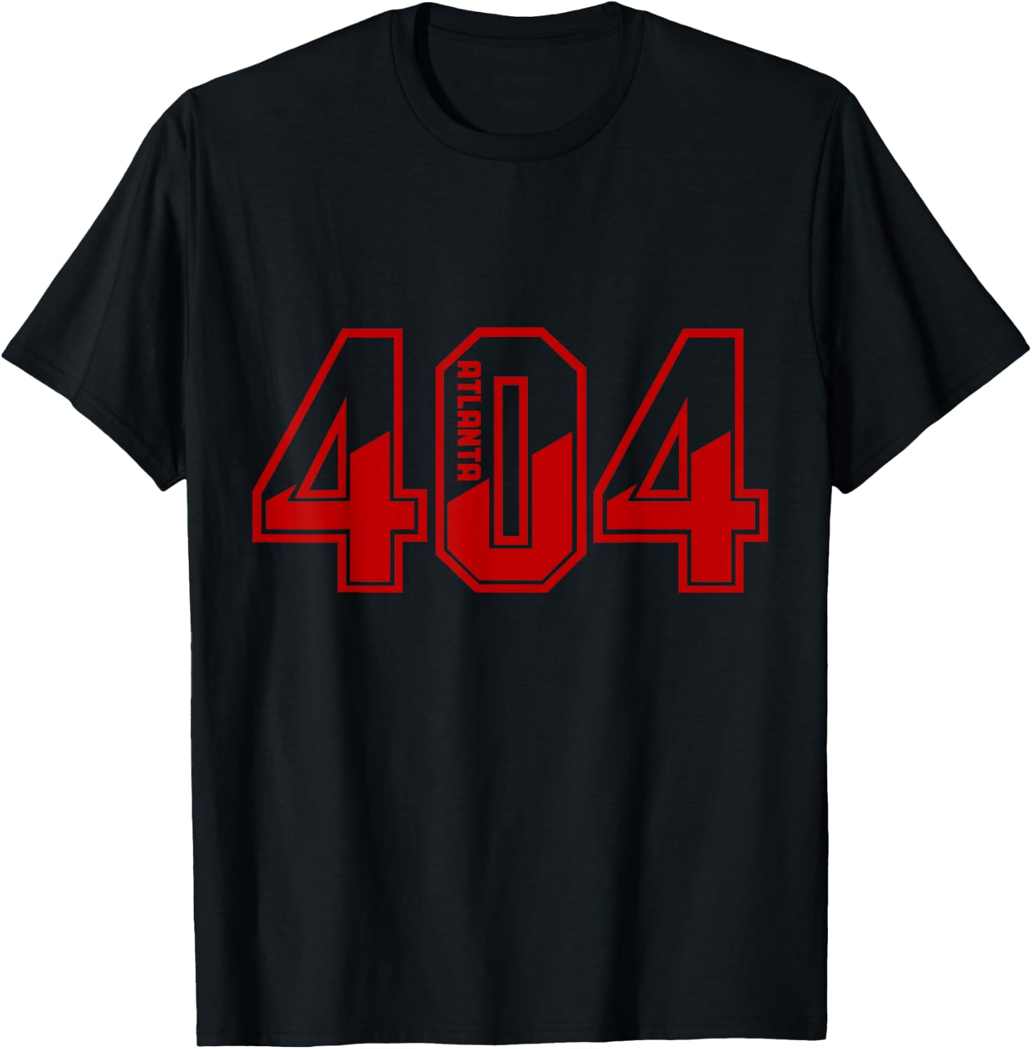 Atlanta Georgia ATL 404 Area Code Pride Vintage T-Shirt - T-Shirt | Black