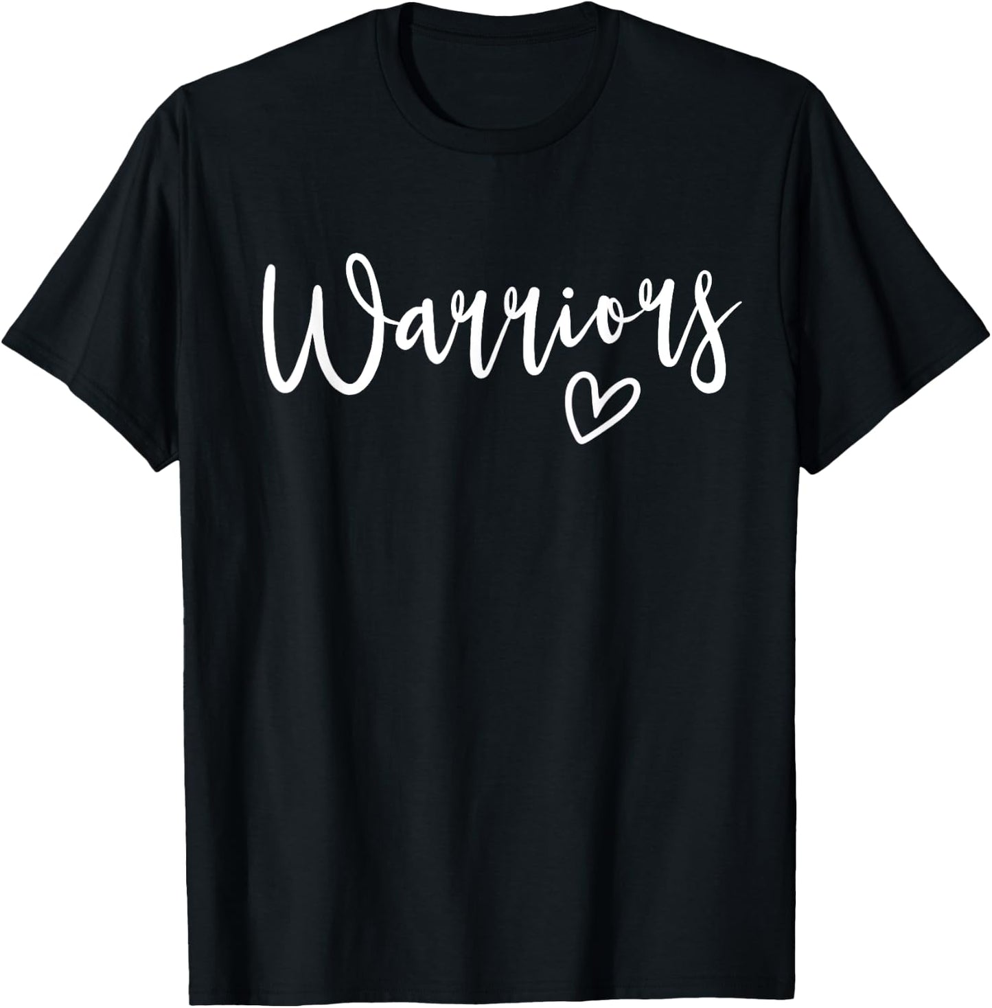 Warriors High School Warriors Sports Team Women's Warriors T-Shirt - T-Shirt | Black