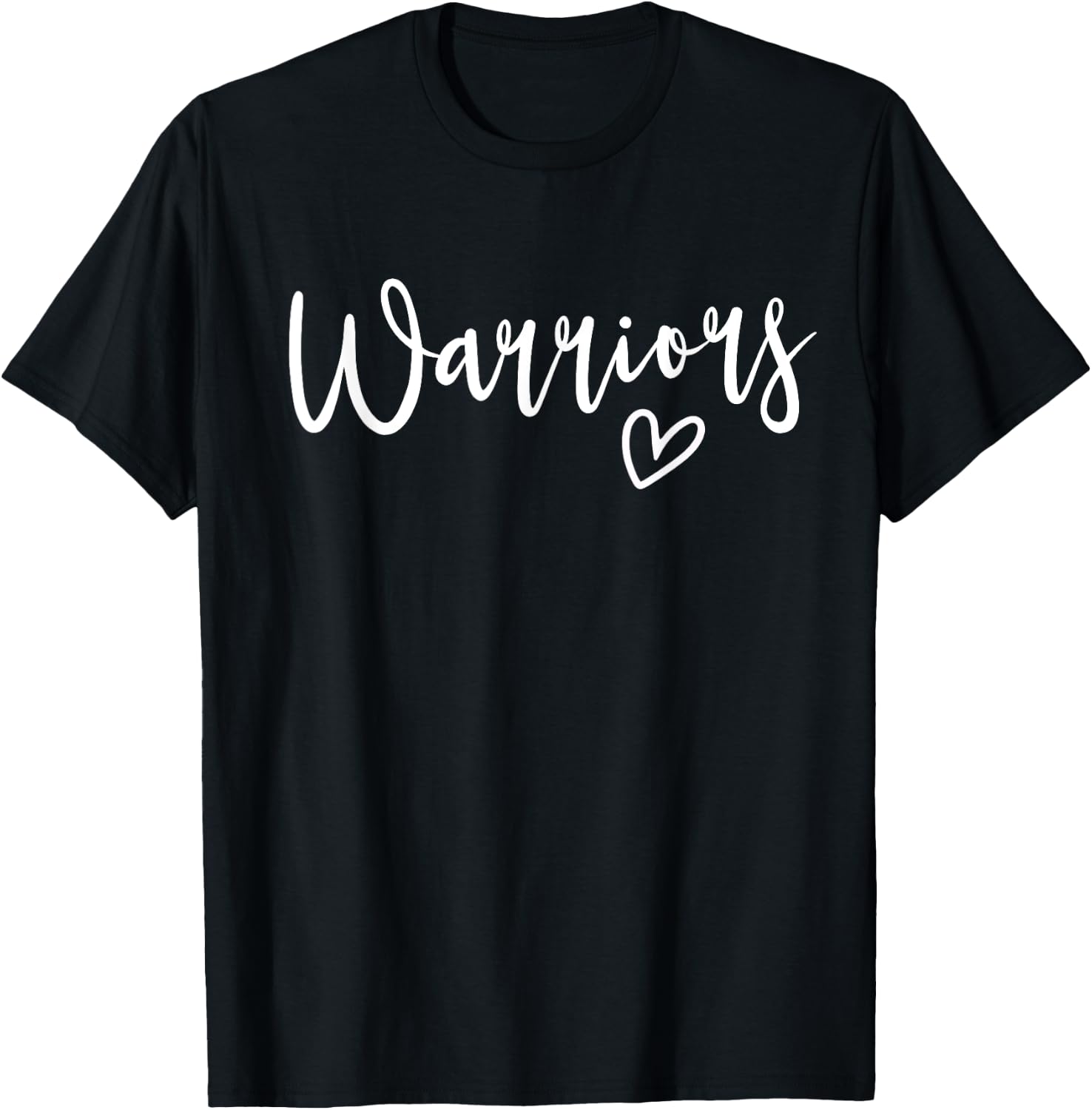 Warriors High School Warriors Sports Team Women's Warriors T-Shirt - T-Shirt | Black