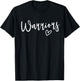 Warriors High School Warriors Sports Team Women's Warriors T-Shirt - T-Shirt | Black