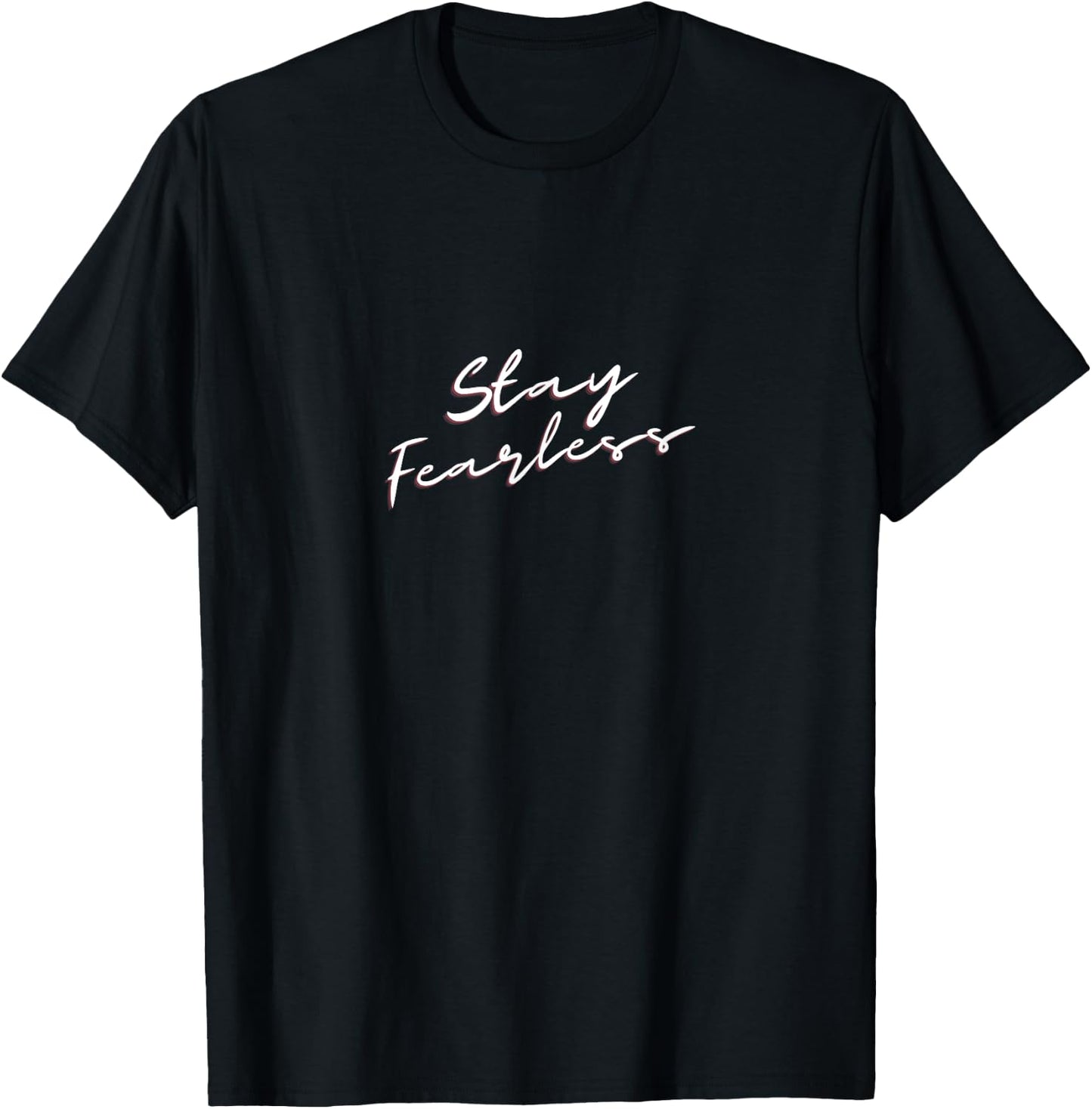 Stay Fearless Gym Pump Cover T-Shirt - T-Shirt | Black