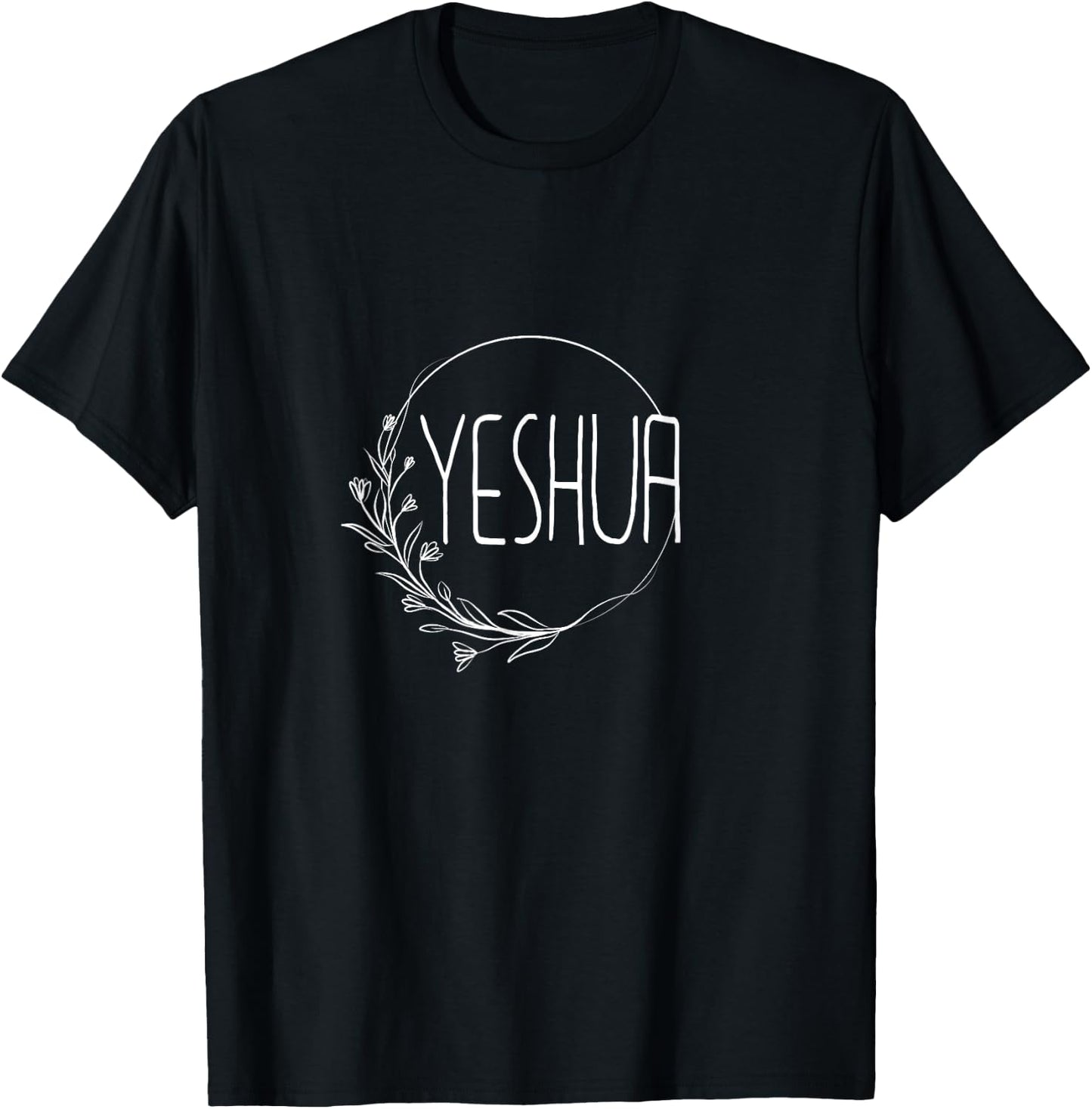 Yeshua - Religious Hebrew Christian Jesus Faith Judah - Half T-Shirt - T-Shirt | Black