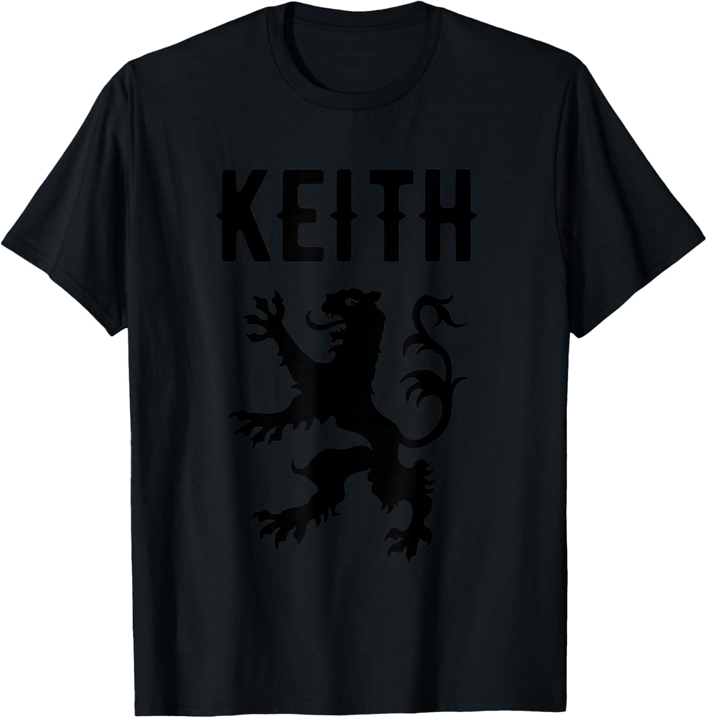 Keith Clan Scottish Family Name Scotland Heraldry T-Shirt - T-Shirt | Black