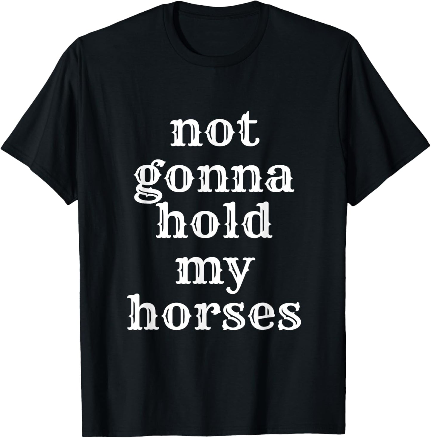 Redds Threads Cowboy - Black, Small T-Shirt - T-Shirt | Black