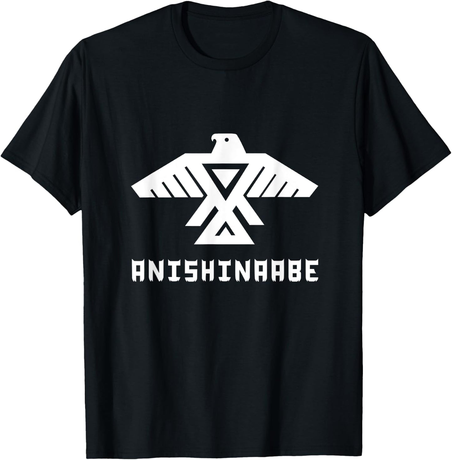 Anishinaabe First Nations Thunderbird, Ojibwe Indigenous T-Shirt - T-Shirt | Black