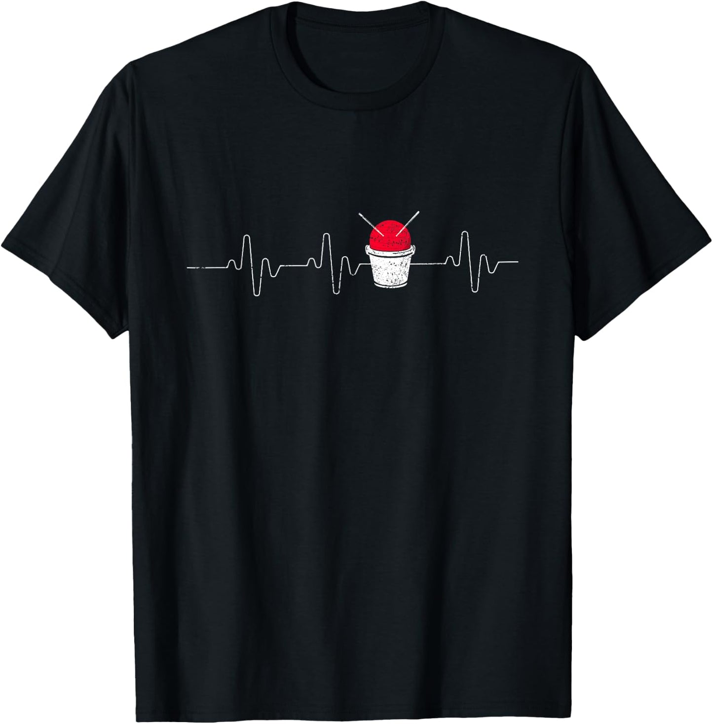 Cardio Drumming Heartbeat Fitness Class Gym Workout Exercise T-Shirt - T-Shirt | Black