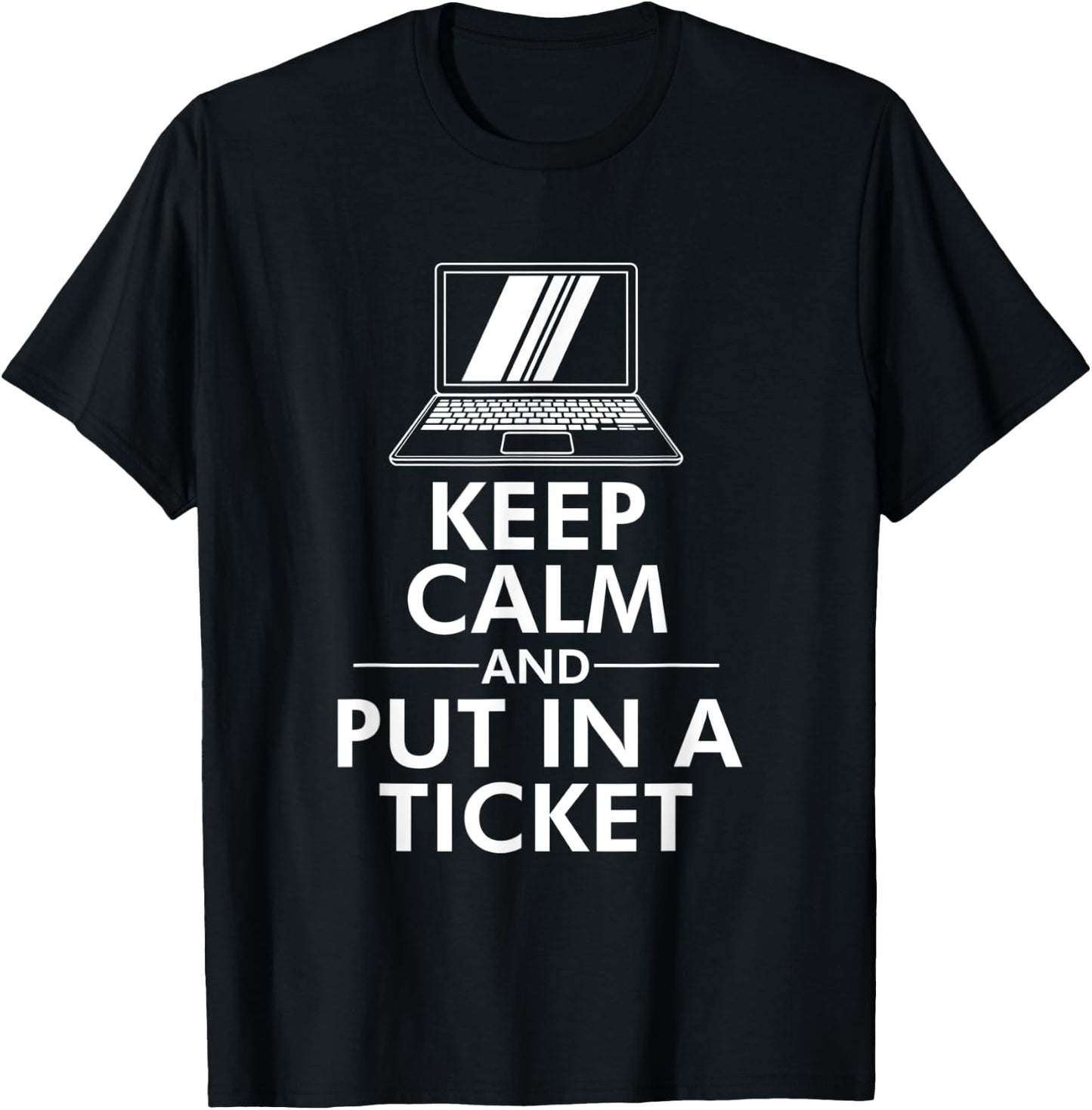 Funny Computer Tech Repair Geek and Tech Support T-Shirt - T-Shirt | Black