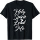 Holy Spirit Lead Me Religious T-Shirt - T-Shirt | Black
