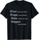 Cow Cape Hair Slipper Musical Theatre T-Shirt - T-Shirt | Black