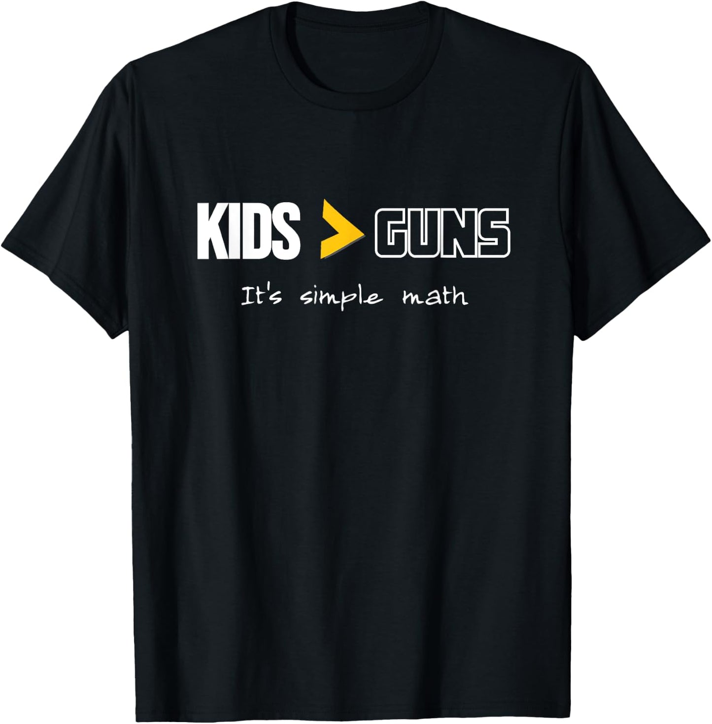 Kids over guns T-Shirt - T-Shirt | Black