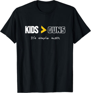 Kids over guns T-Shirt - T-Shirt | Black