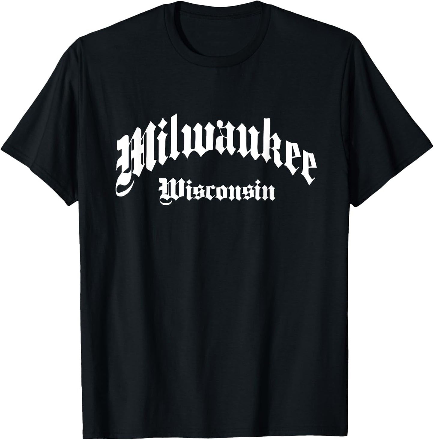 Milwaukee - Wisconsin - Old School Design - Classic T-Shirt - T-Shirt | Black