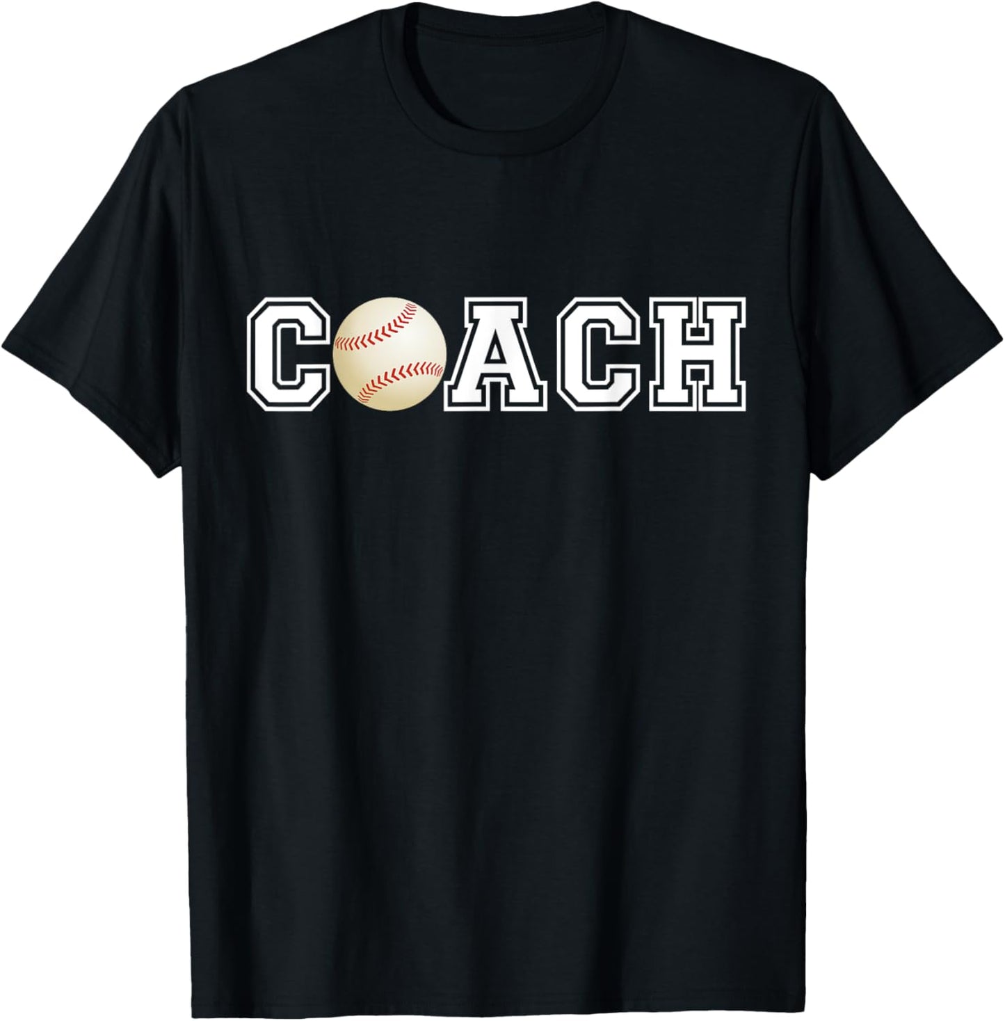Baseball Coach Sports Gift Baseball Trainer T-Shirt - T-Shirt | Black