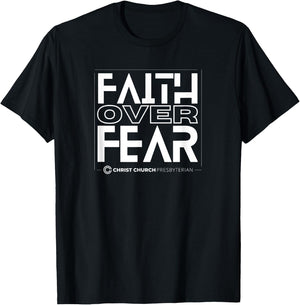 Christ Church Presbyterian Knoxville TN | Faith Front T-Shirt - T-Shirt | Black