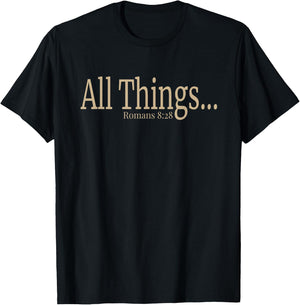 Gods Got This Romans 8 28 Bible Verse Faith T-Shirt - T-Shirt | Black