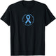 Diabetes Awareness Month Diabetic Blue Love Ribbon T1D T2D T-Shirt - T-Shirt | Black