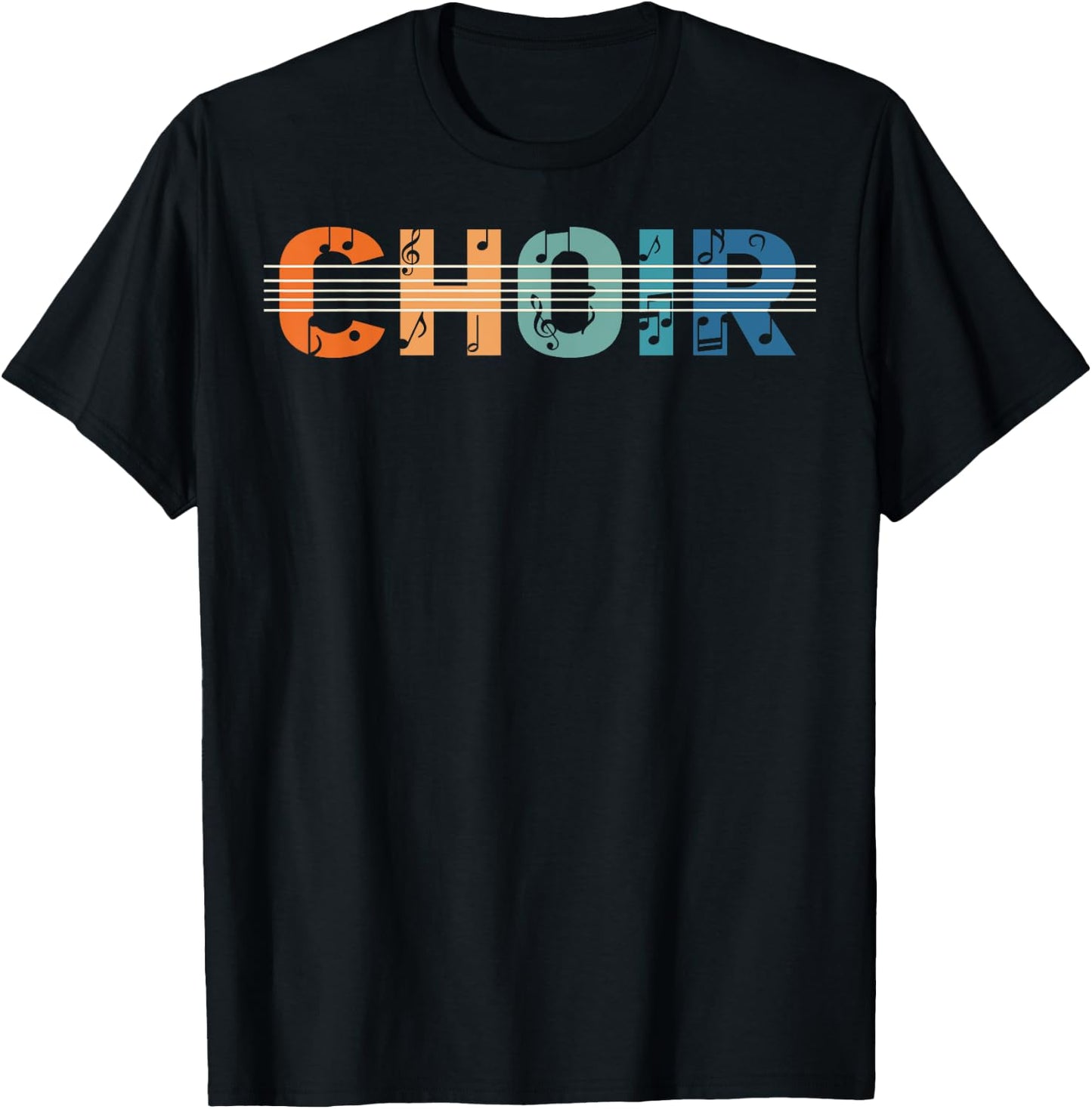 Choir Retro Singer Music Group Teacher Choir Directors T-Shirt - T-Shirt | Black