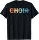 Choir Retro Singer Music Group Teacher Choir Directors T-Shirt - T-Shirt | Black