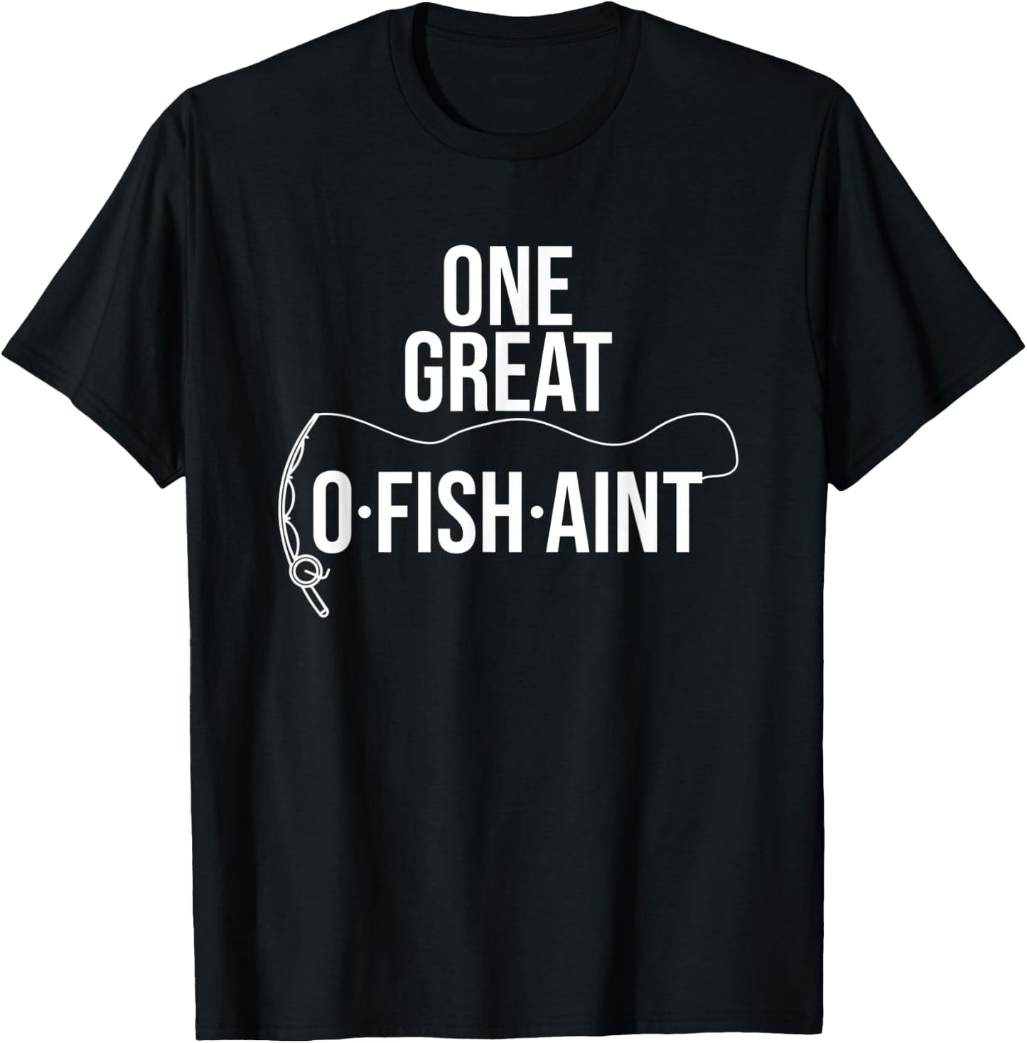 One Great O-Fish-iant Fishing Lover Wedding Officiant T-Shirt - T-Shirt | Black