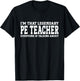 PE Teacher Job Title Employee Funny Worker PE Teacher Women T-Shirt - T-Shirt | Black