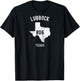 Lubbock Texas TX 806 Vintage Athletic Style Raglan Baseball T-Shirt - T-Shirt | Black