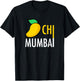Aamchi Mumbai Marathi Maharashtra Mango Travel India T-Shirt - T-Shirt | Black
