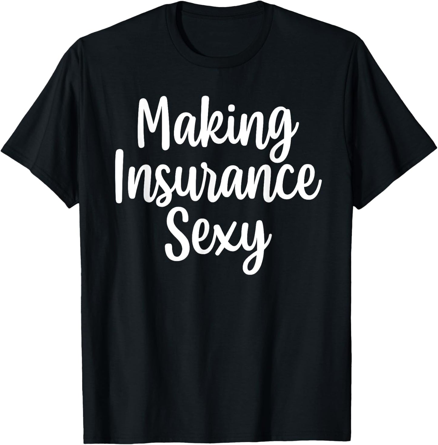 Funny Insurance Agent Art Women Insurance Advisor T-Shirt - T-Shirt | Black