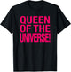 QUEEN OF THE UNIVERSE Baby Y2K Slogan 2000s Vibe Style T-Shirt - T-Shirt | Black