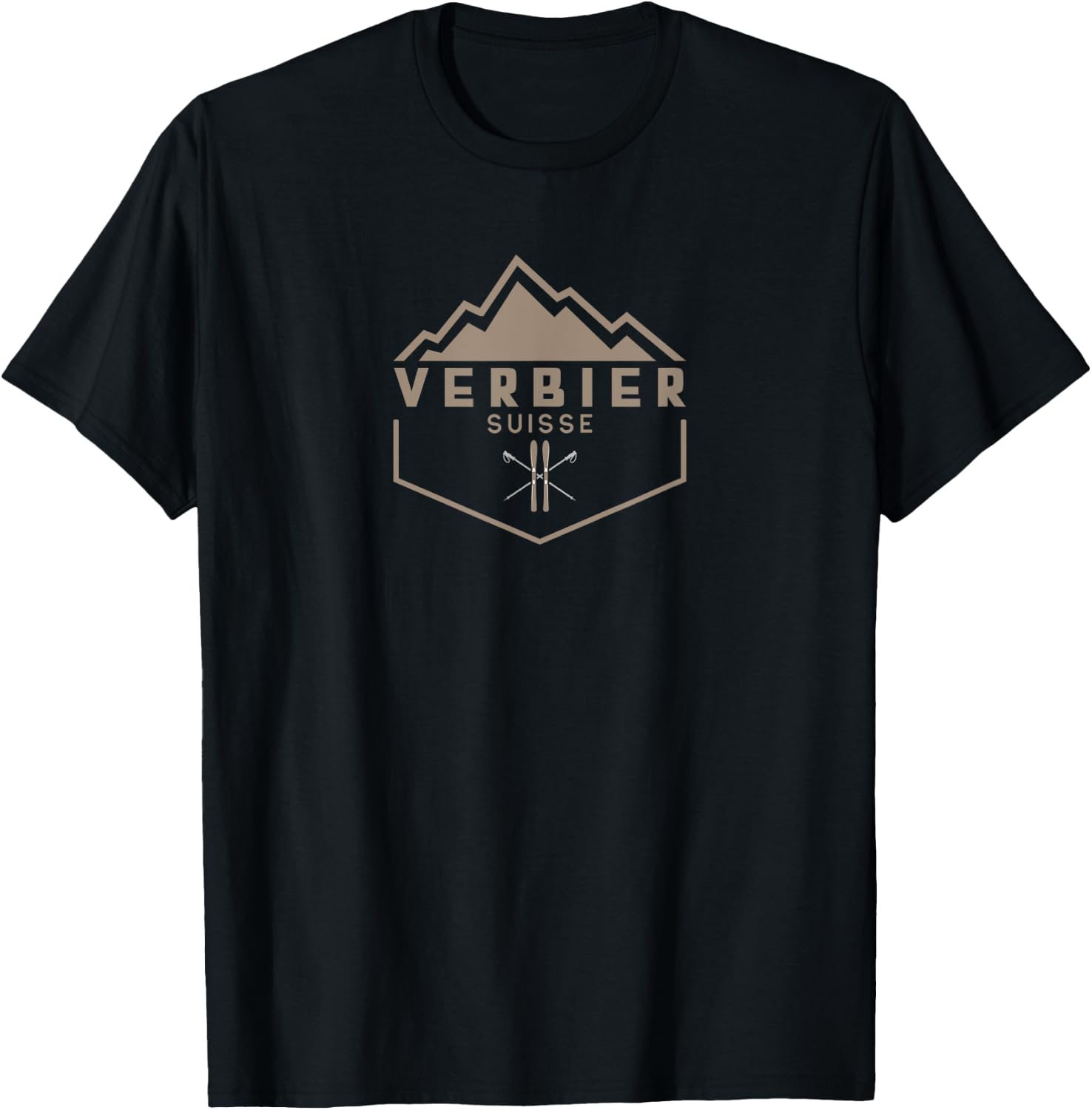 Verbier Suisse T-Shirt - T-Shirt | Black