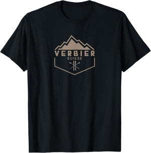 Verbier Suisse T-Shirt - T-Shirt | Black