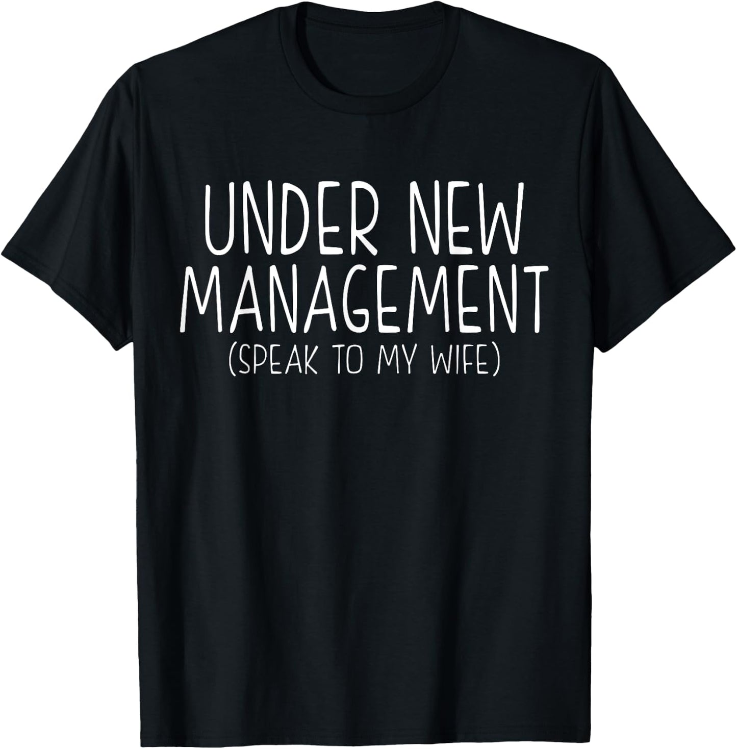 Funny Wedding Saying New Husband Humor Quote, Newlywed T-Shirt - T-Shirt | Black