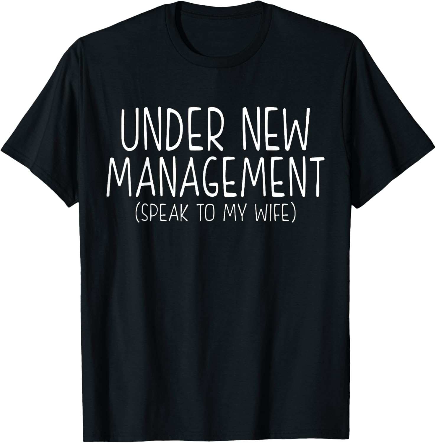 Funny Wedding Saying New Husband Humor Quote, Newlywed T-Shirt - T-Shirt | Black