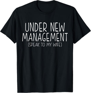 Funny Wedding Saying New Husband Humor Quote, Newlywed T-Shirt - T-Shirt | Black