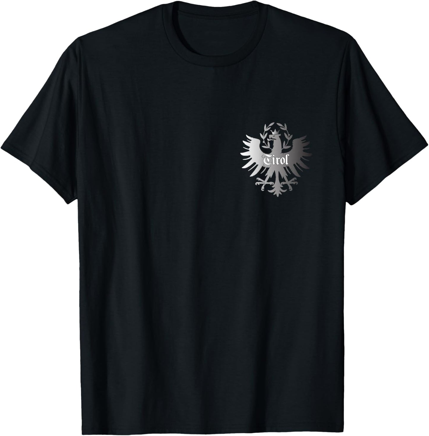 Tyrol with Tyrolean Eagle and Coat of Arms T-Shirt - T-Shirt | Black