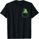 Cute Parrot In A Pocket I Nanday Conure T-Shirt - T-Shirt | Black