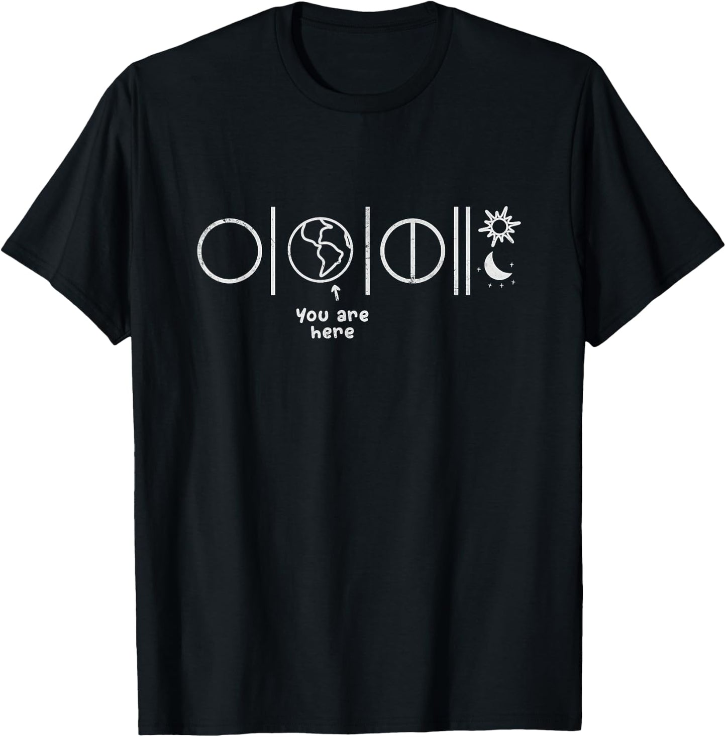 You Are Here Mormons LDS Missionary Church Latter-Day Grunge T-Shirt - T-Shirt | Black