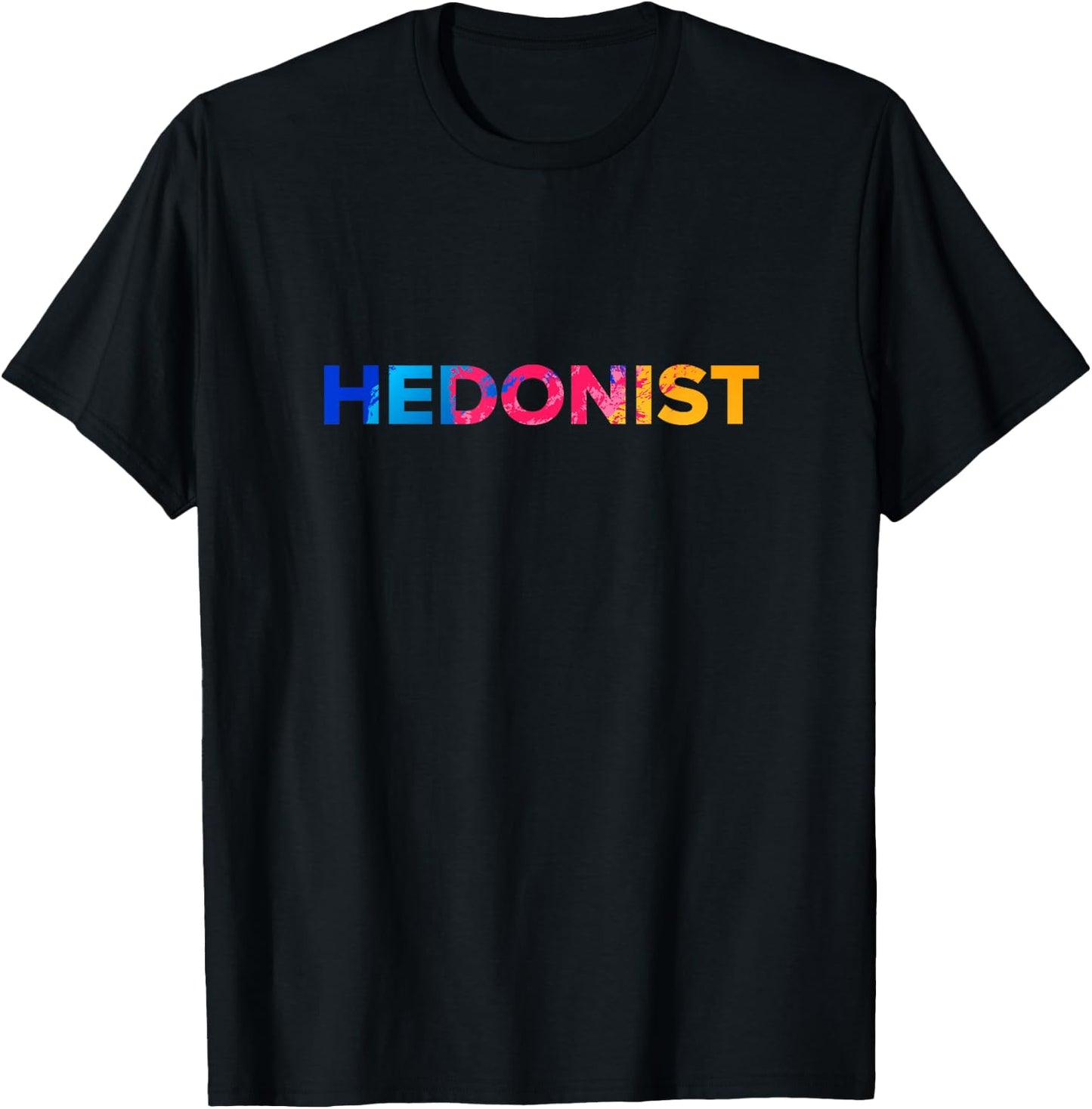 Hedonist Multicolor T-Shirt - T-Shirt | Black