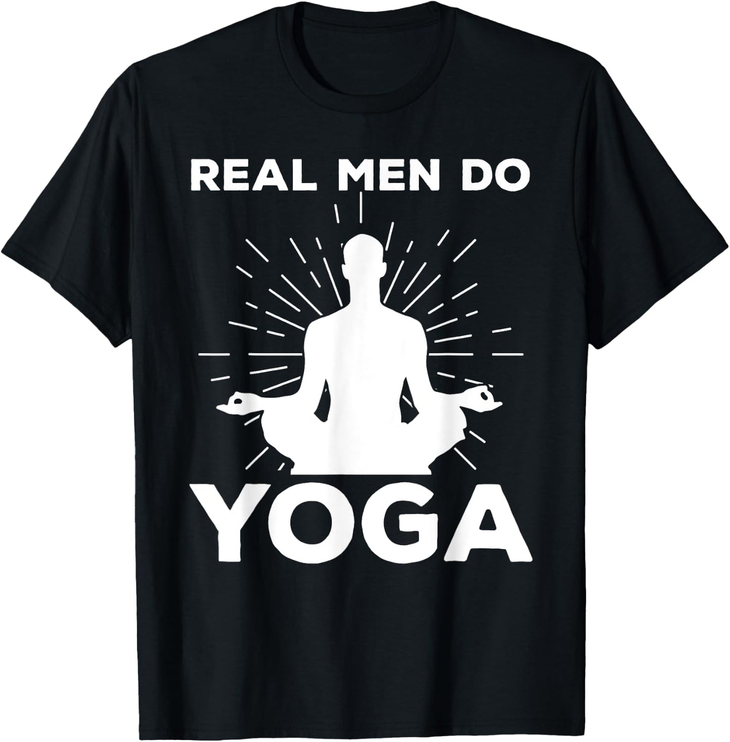 Funny Yoga Design Boys Yoga Pose Meditation Lovers T-Shirt - T-Shirt | Black