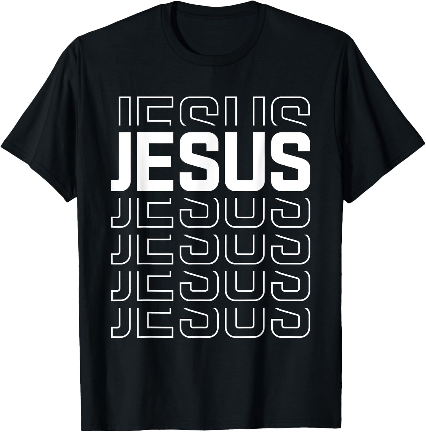 Jesus Shirt Women Men Kids Teens Trendy Christian T Shirt T-Shirt - T-Shirt | Black