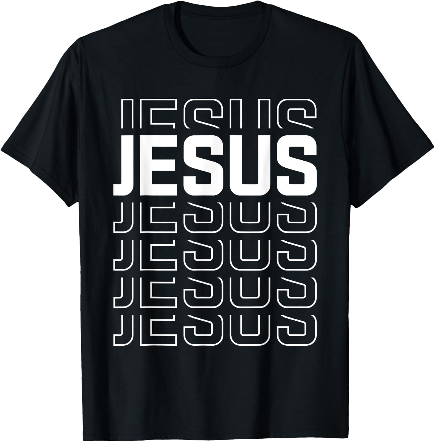 Jesus Shirt Women Men Kids Teens Trendy Christian T Shirt T-Shirt - T-Shirt | Black