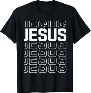 Jesus Shirt Women Men Kids Teens Trendy Christian T Shirt T-Shirt - T-Shirt | Black