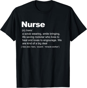 Nurse Definition funny Nurse Definition T-Shirt - T-Shirt | Black