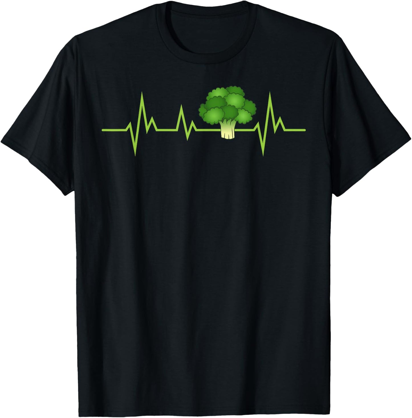 Cool Broccoli Women Vegetarian Vegan Vegetable Food T-Shirt - T-Shirt | Black