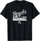 Jackson Royals Baseball White T-Shirt - T-Shirt | Black