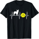 French Bulldog Shirt Pickleball Lover Bulldog Lover T-Shirt - T-Shirt | Black