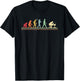 Human Evolution Into A Computer Geek Funny Graphic Design T-Shirt - T-Shirt | Black