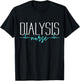 Dialysis Nurse Heartbeat Cool Nursing Gifts Novelty T-Shirt - T-Shirt | Black